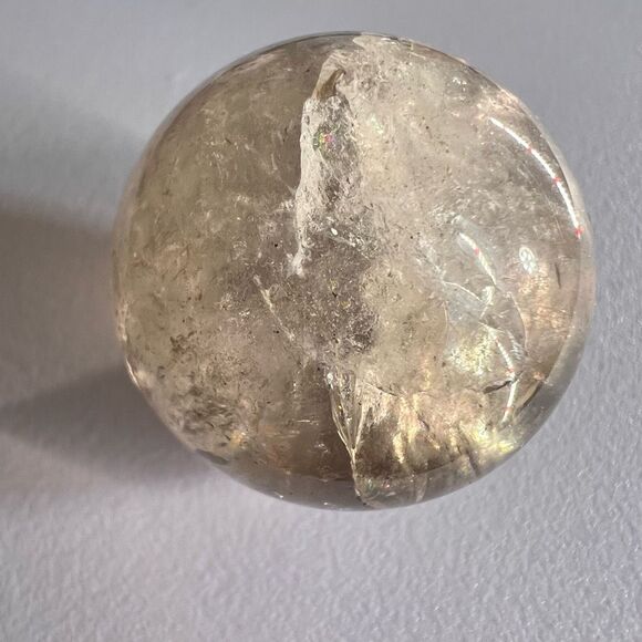 Smoky Quartz Crystal Sphere‎ Marble - Picture 7 of 13